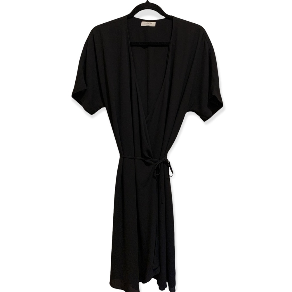 Babaton Black Wrap Dress